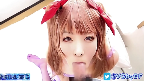 Gorgeous shemale teen fucks a guy in her stockings