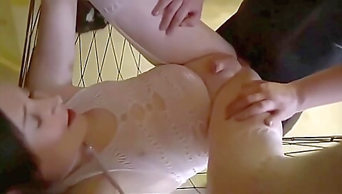 Hot brunette and redheaded shemale in sexy lingerie