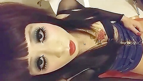 Lingerie fucking video with a kinky brunette in the ass