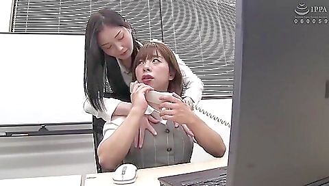 Sexy japanese chick with a nice lingerie is having lesbian sex