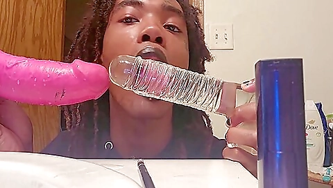 Petite ebony slut rides a huge dick in her tight pussy