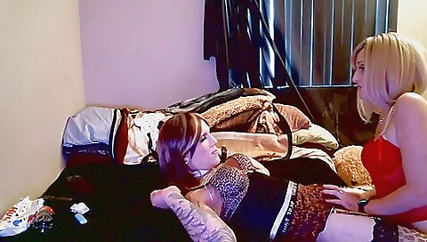 Busty brunette with nice boots and stockings going anal