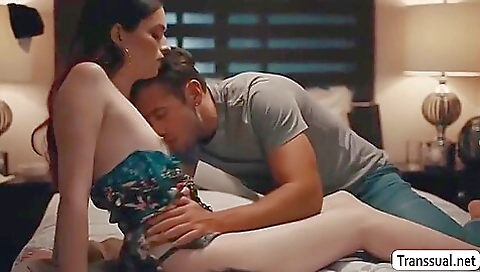 Stepmother and her stepson have a crazy lesbian affair