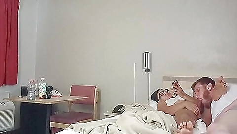 Beautiful brunette with a big deep throat gives a sexy blowjob