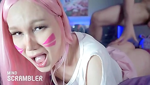 47 brunette shemale gets fucked by a big guy in a compilation