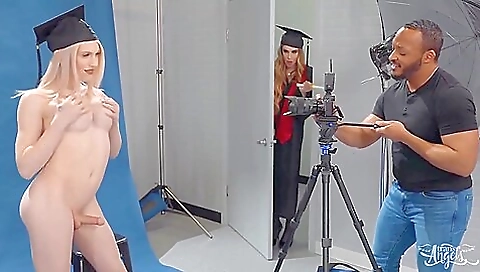 My blonde is getting her tight ass fucked hard and hard