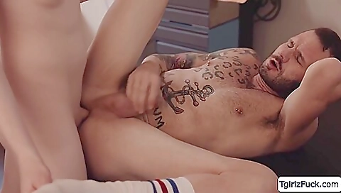 Hot blonde is going to take a deep throat of some fat cock