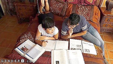 Step fantasy sex scene with asian milf and her stepbrother